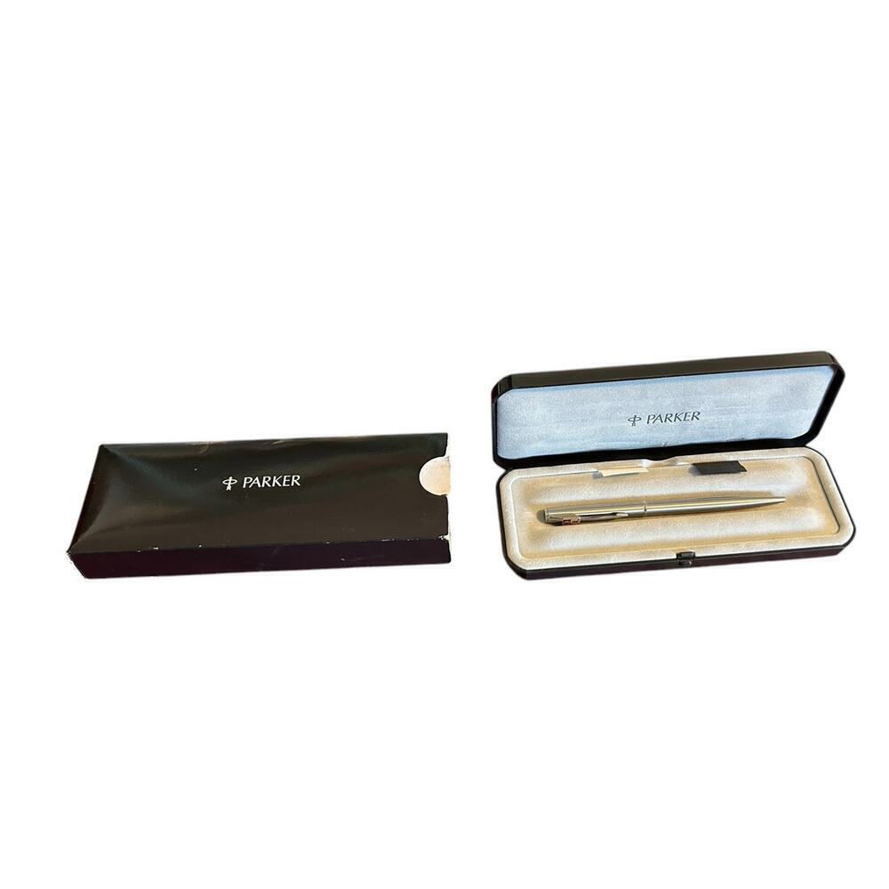 Parker Insignia Pen PN201567 Stainless Steel CT BP 1997 In Case & Original Box